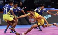Rahul Chaudhari with his running hand touch.